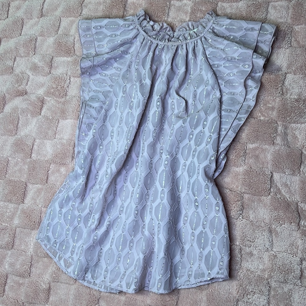 Barely worn Loft sparkly shirt - holiday shirt